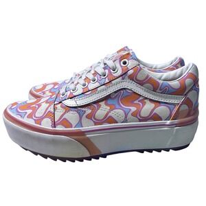 Vans Old Skool Stacked Sneaker UV Ink Peace Purple W Size 8.5, M 7 - VN0A4U154RP